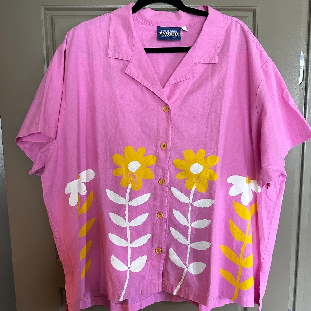 NEW Big Bud Press Paint Stamp Pantry Button-Up